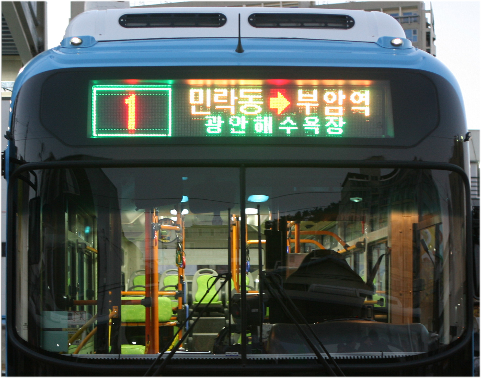 외부 LED 행선지표지판 (전/측면부)